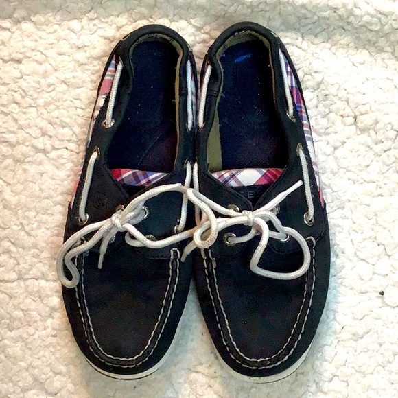 Sperry Shoes - HOST PICK 🌈 Sperry 🏖Plaid Stripe boat shoes